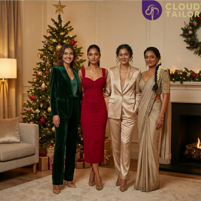 Celebrate in style with a custom tailoring festive outfit, like these elegant looks perfect for a New Year Eve outfit.