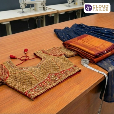 Traditional outfits for Sankranti showcased in festive wear tailoring